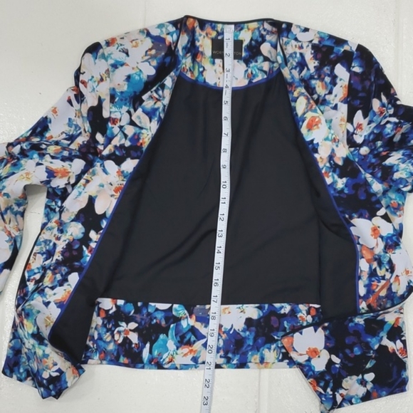 Worthington 3 piece set medium top and pants large soft blazer Iredesa Floral - Picture 8 of 16